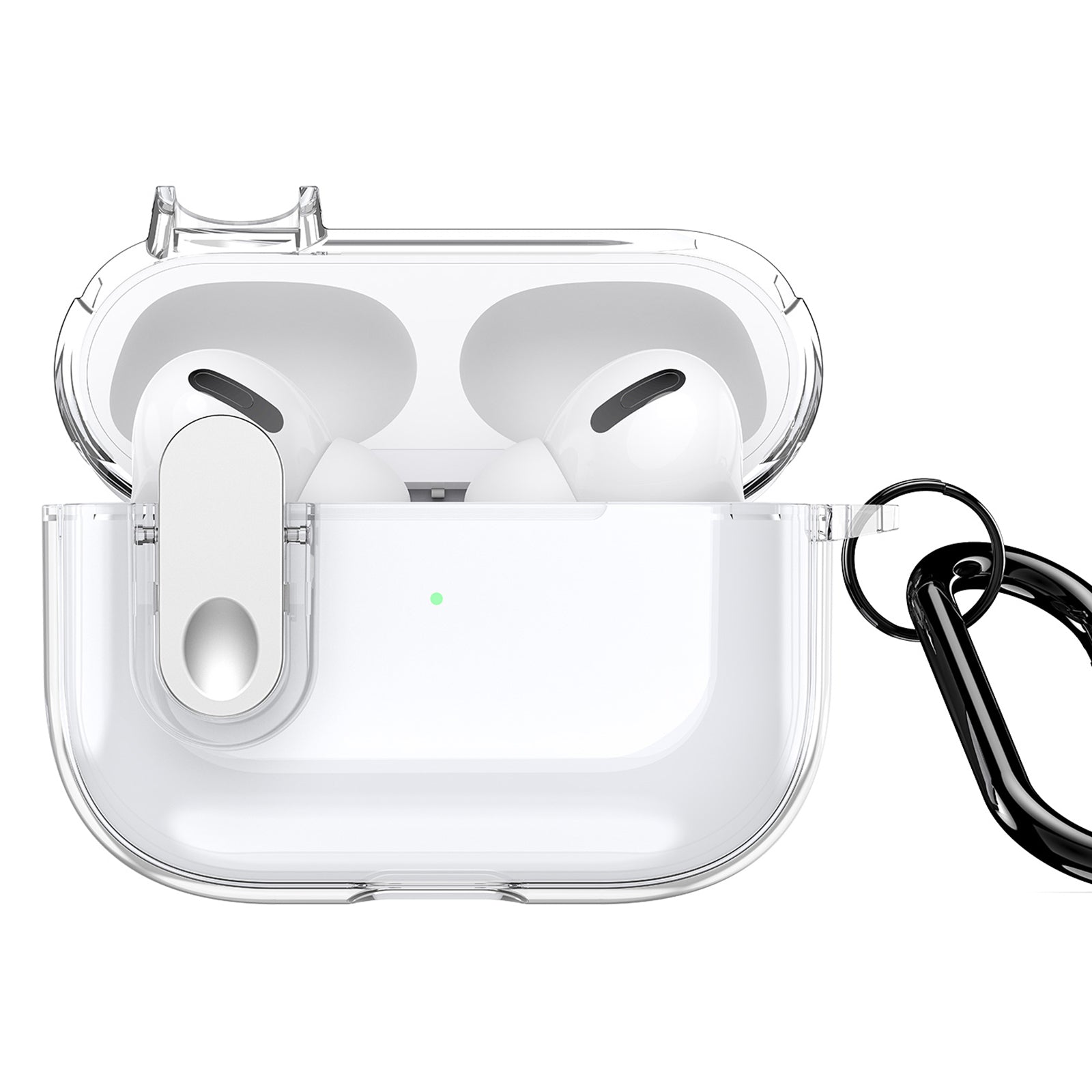 DUX DUCIS PECL Series for Apple AirPods Pro 2 Earphone Case TPU+PC Cover with Hanging Hook DUX DUCIS PECL Series for Apple AirPods Pro 2 Earphone Case TPU+PC Cover with Hanging Hook